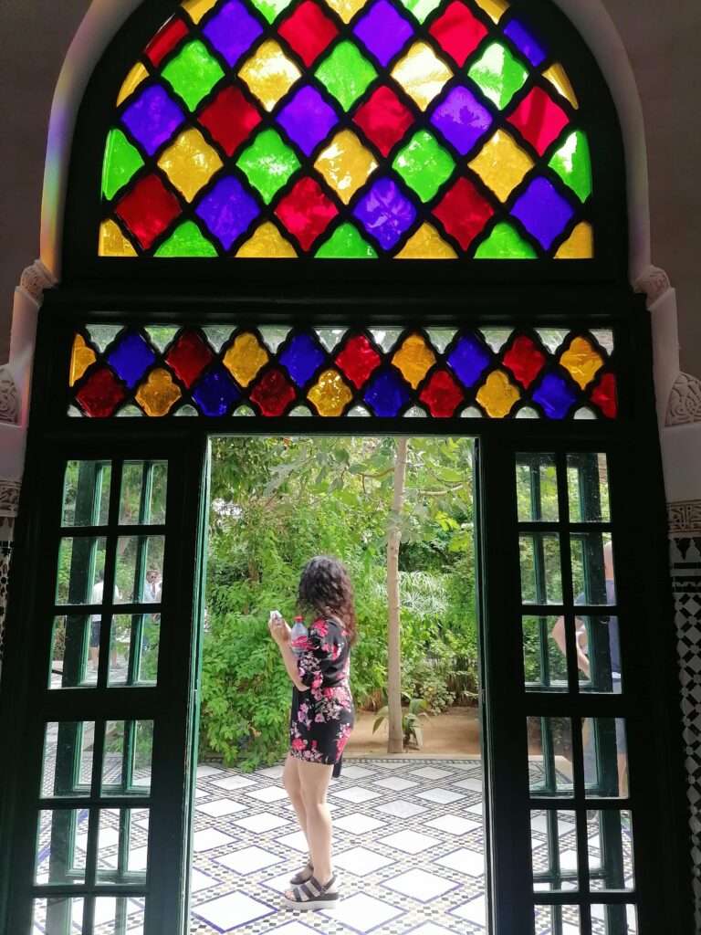 Bahia Palace in Marrakech, Morocco – A stunning 19th-century palace showcasing intricate Moroccan architecture, zellige tilework, and lush courtyards.