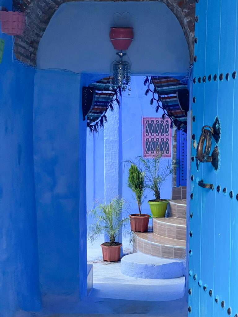 Chefchaouen, Morocco – The Blue Pearl of the Rif Mountains, famous for its vibrant blue-washed streets, stunning mountain views, and rich Andalusian heritage.