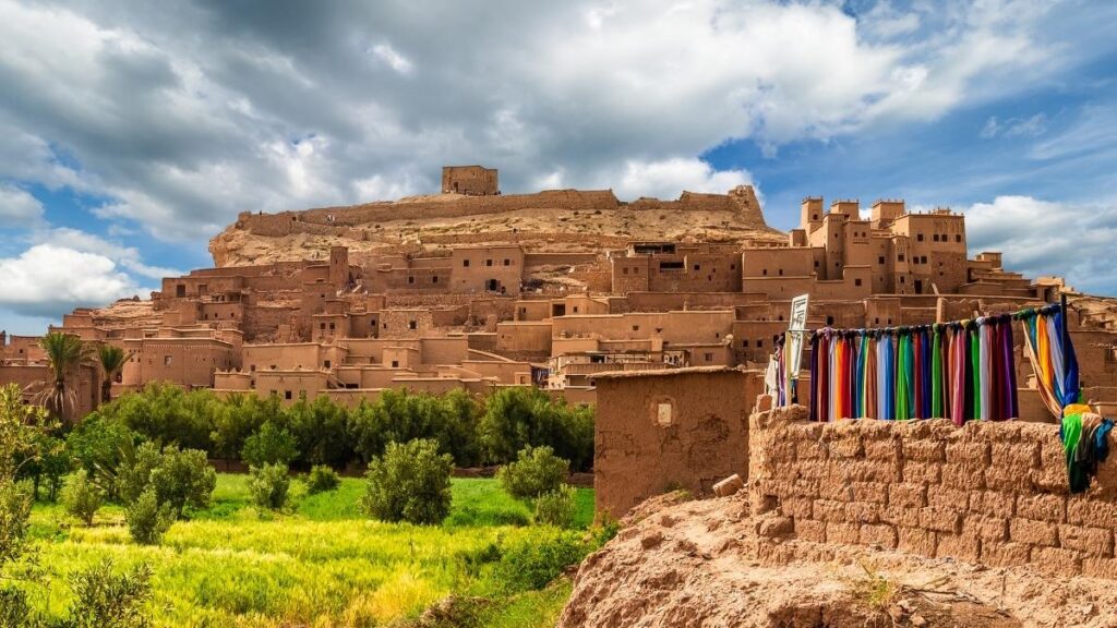 Ait Ben Haddou kasbah UNESCO World Heritage site in Morocco.