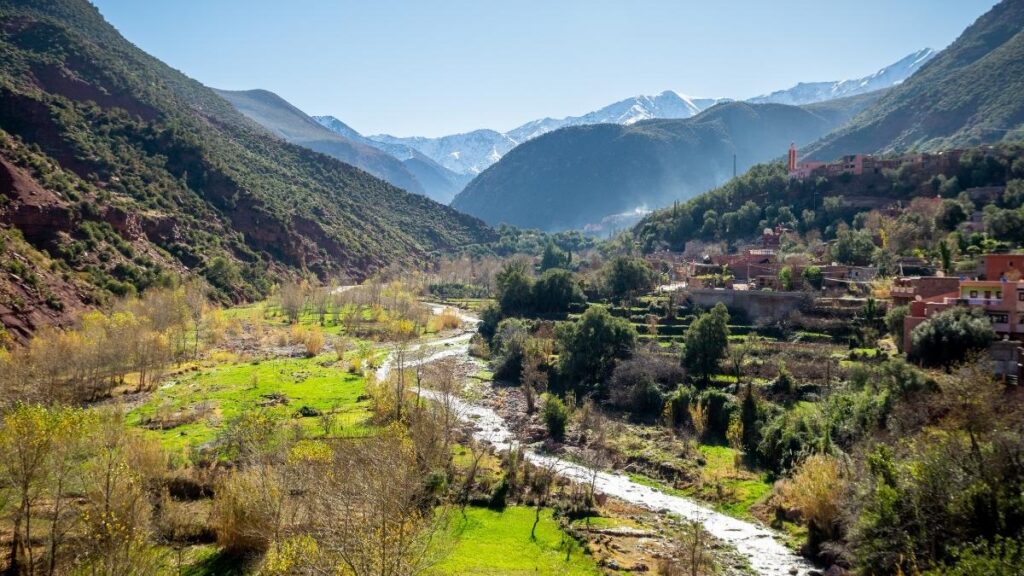 Imlil Valley in the Atlas Mountains on a day trip from Marrakech