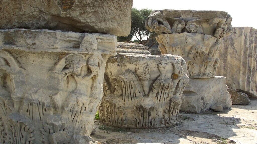 Lixus Roman ruins near Larache Morocco.