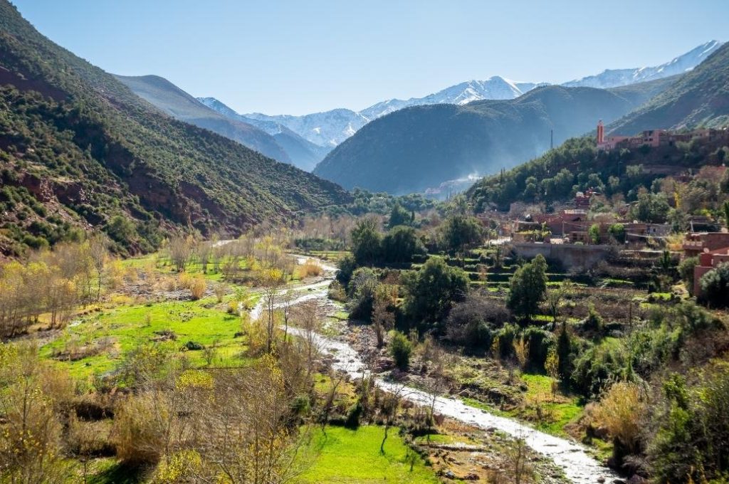 Imlil Valley in the Atlas Mountains on a day trip from Marrakech